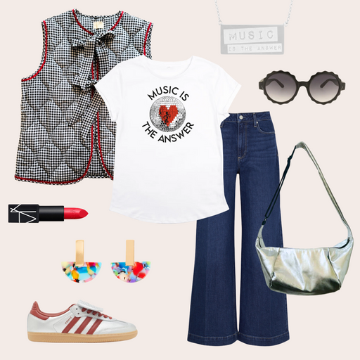 Shop The Look - Music Is The Answer Tee