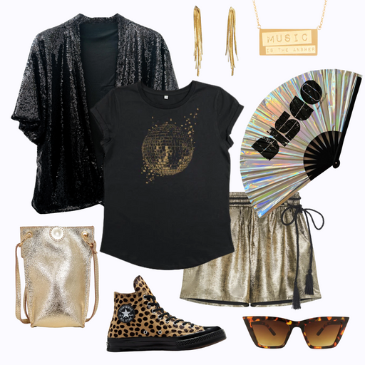 Shop The Look - Disco Down Gold