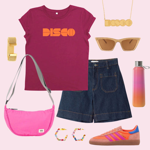 Shop The Look - DISCO Raspberry & Orange