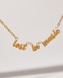 lost in music gold pendant gift for music lover