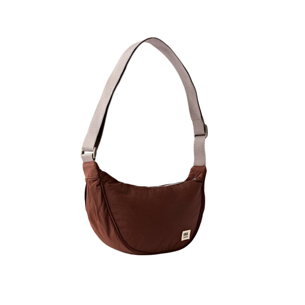 Chocolate Brown Crossbody Bag by Roka London - Disko Kids Accessories