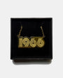 Gold 1966 Birthday Present Pendant Necklace - Disko Kids