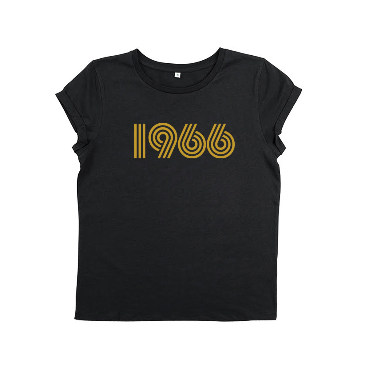 1966 Tshirt Disko Kids Black & Gold 