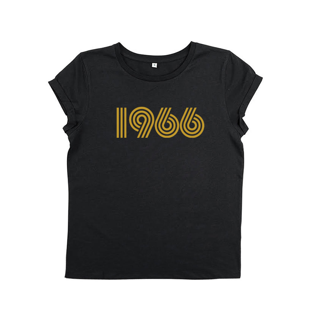 1966 Tshirt Disko Kids Black & Gold 