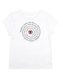 Brothers, Sisters tshirt with black & red ink - Disko Kids