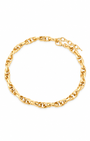 A gold curb link chain necklace with a lobster clasp - disko kids gift ideas