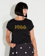 1966 Tshirt Disko Kids Black & Gold 