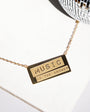 Music Is The Answer Gold Pendant Disko Kids 