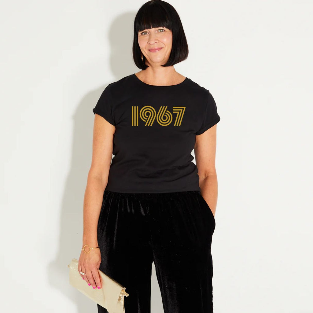 1967 Black & Gold Tshirt Disko Kids