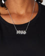 Necklace with '1966' design in a black box on a white background disko kids 60th birthday gift