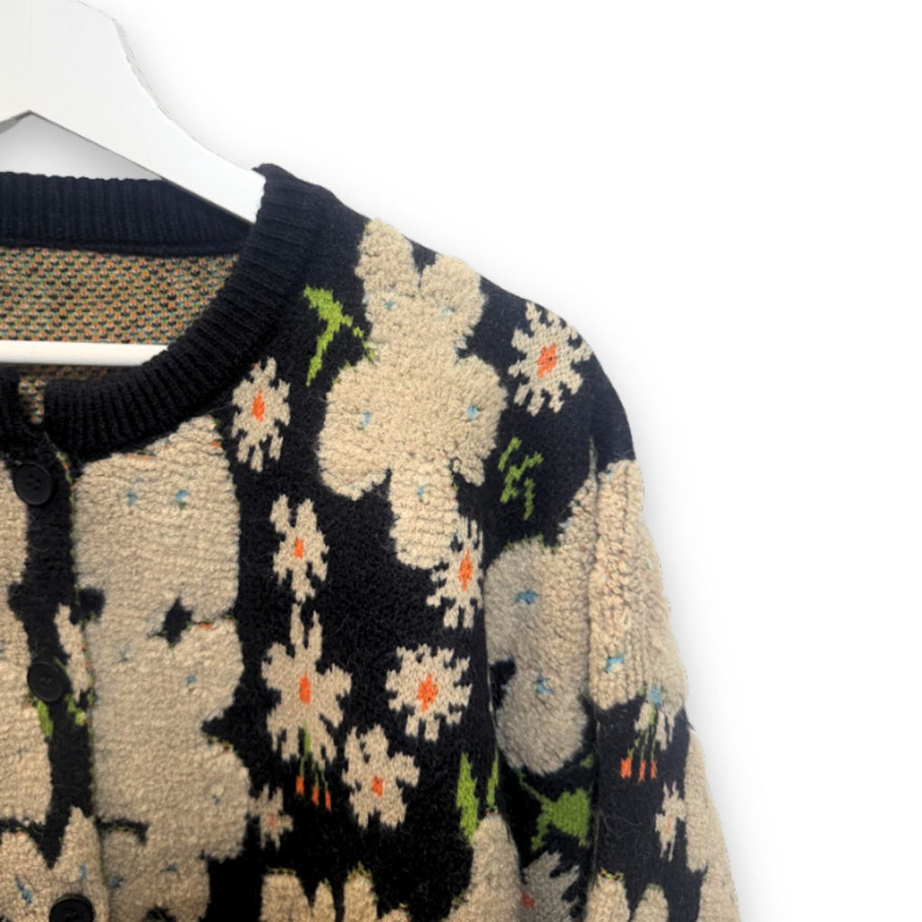 Floral Daisy embroidered Cardigan Disko Kids