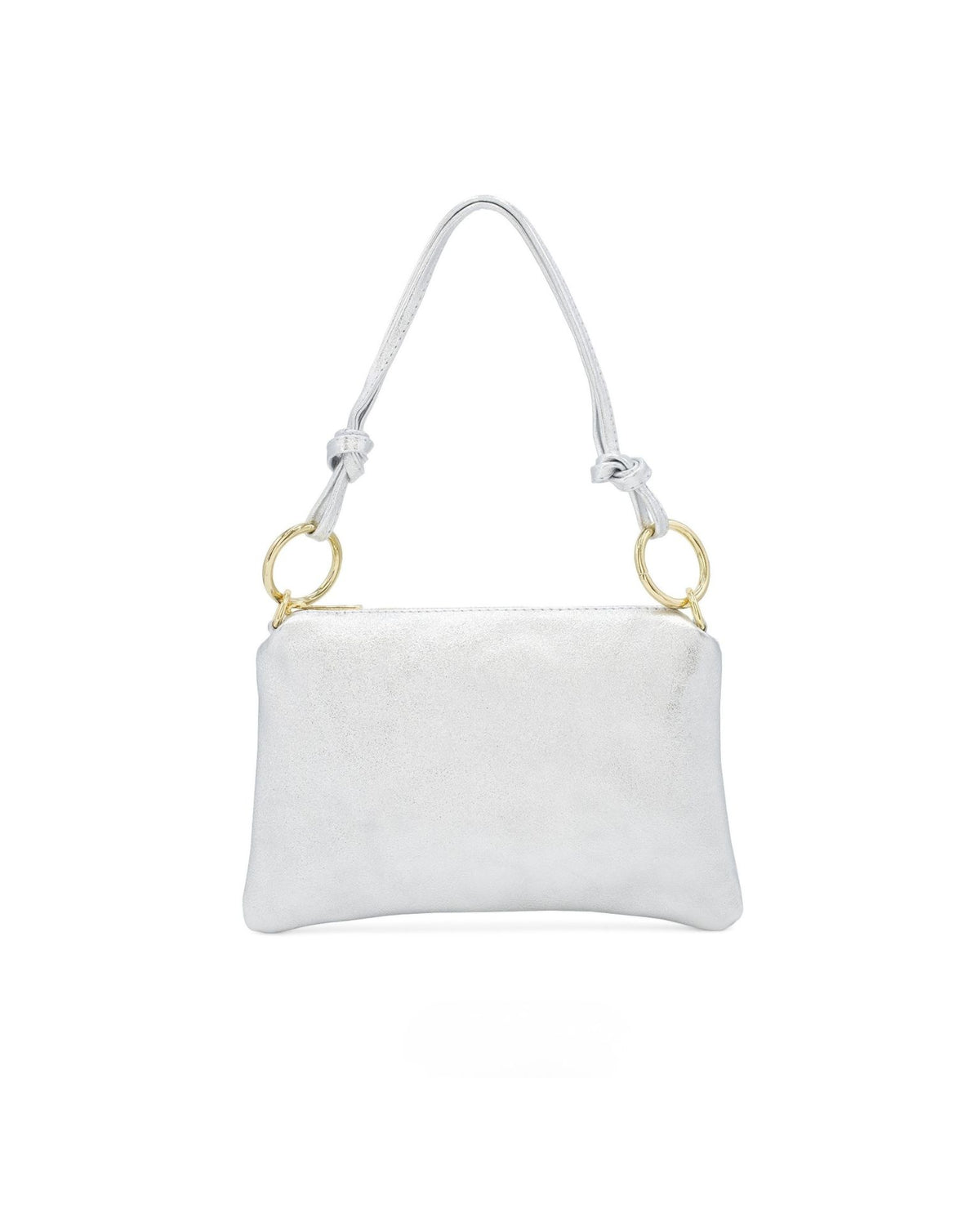 Silver Metallic evening bag disko kids cross body shoulder bag
