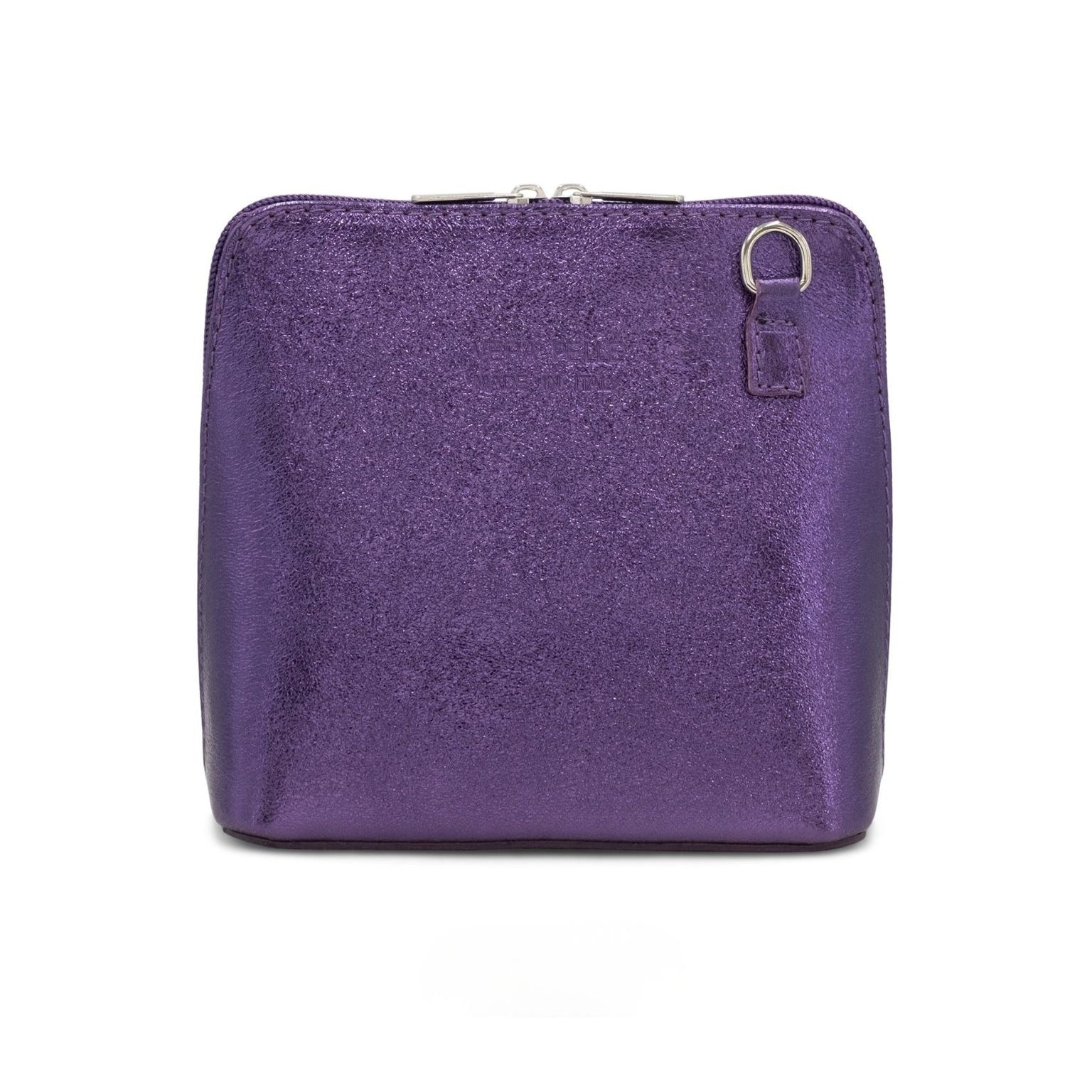 Metallic purple cross body bag disko Kids