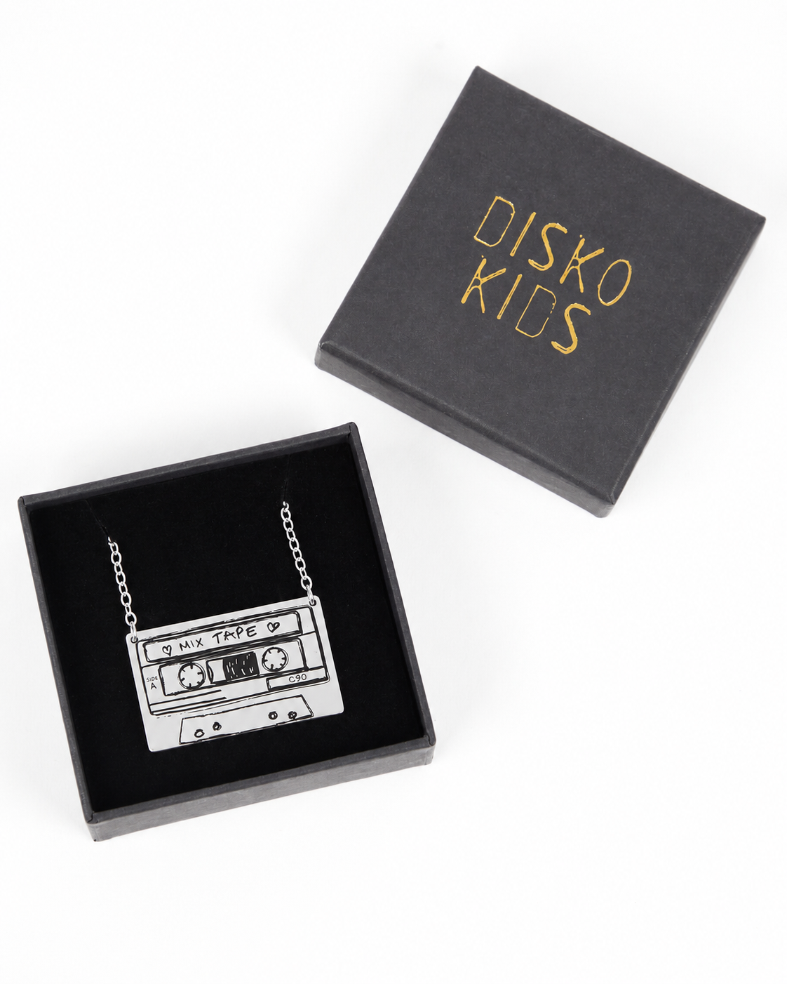 Mixtape Pendant Silver