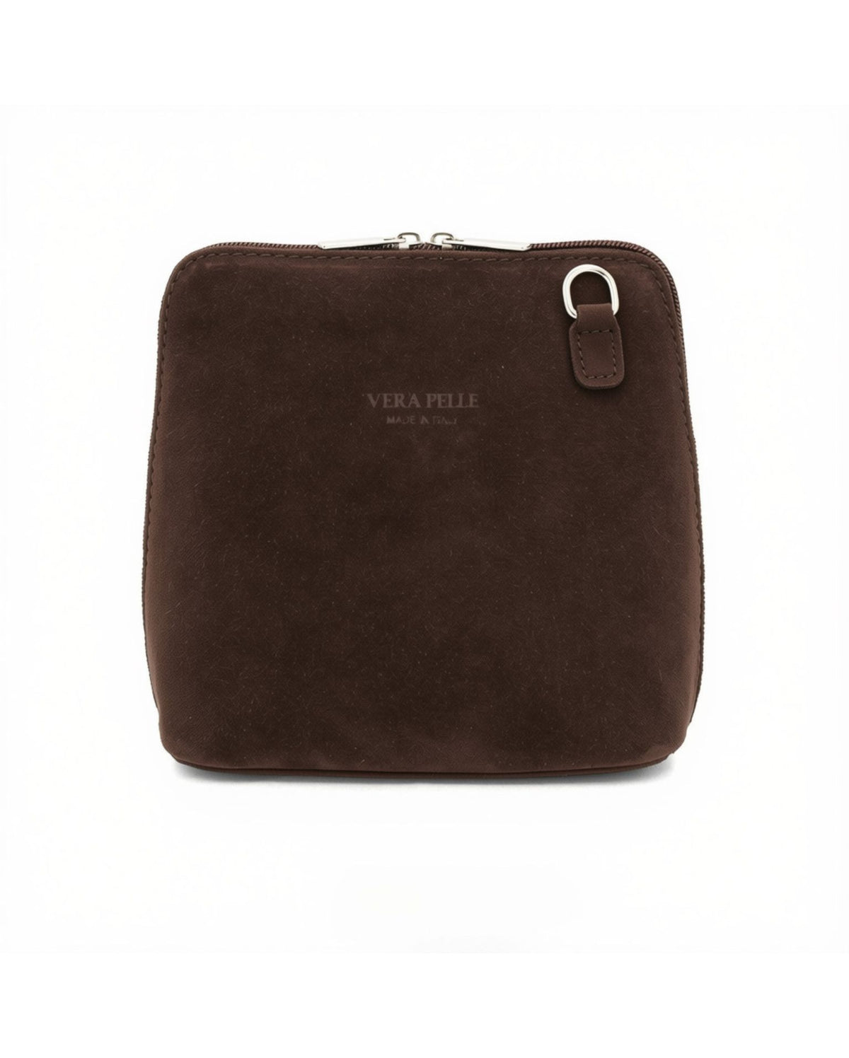Dark Brown Suede Cross Body Bag Disko Kids 
