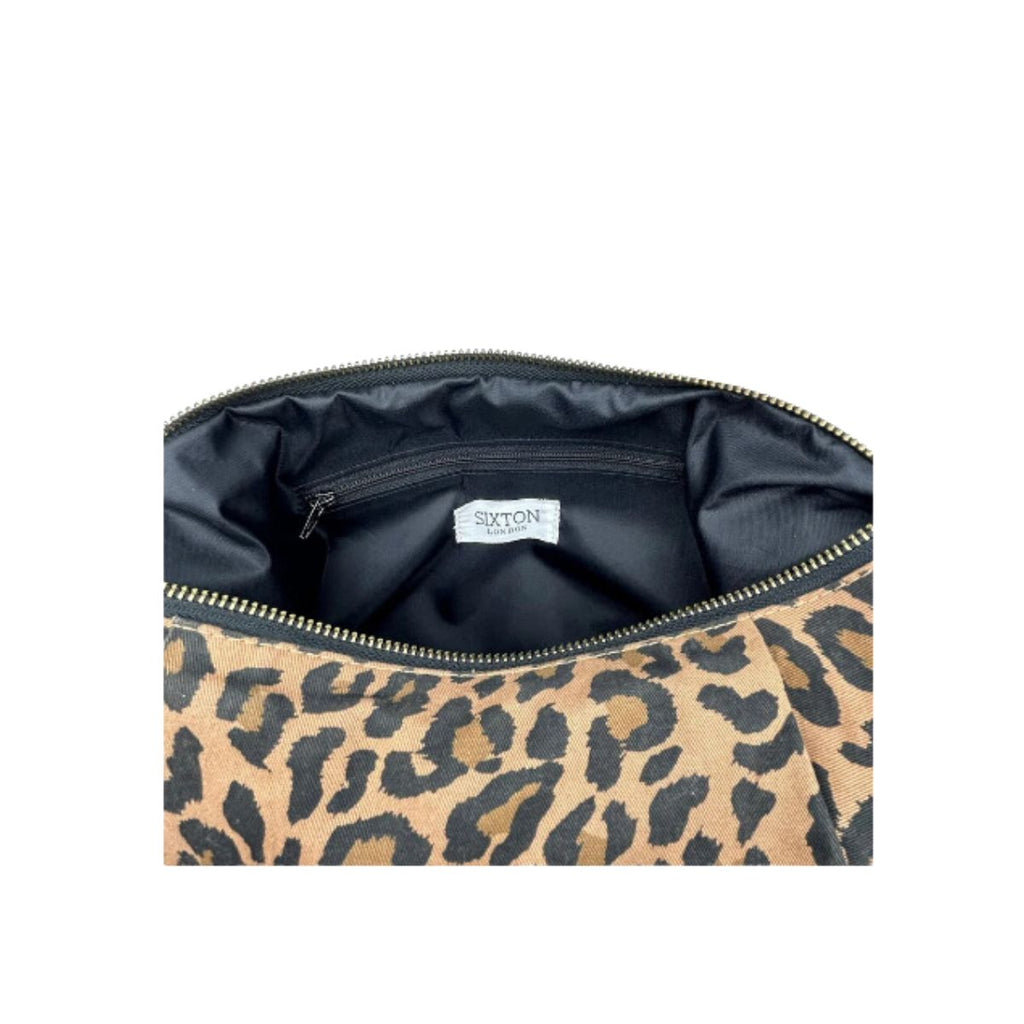 Large Leopard Print Crossbody Bag Sixton