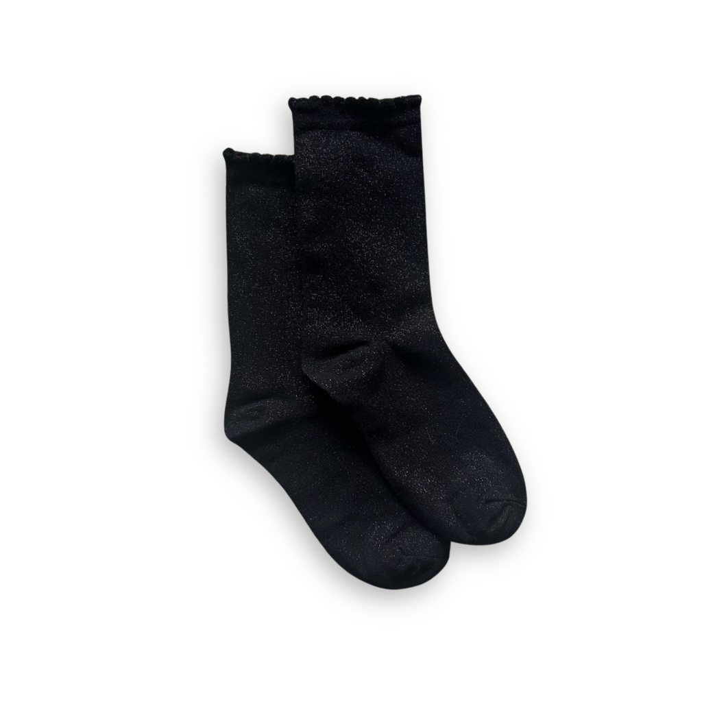 Sparkly Black Ankle Socks Gift - Disko Kids