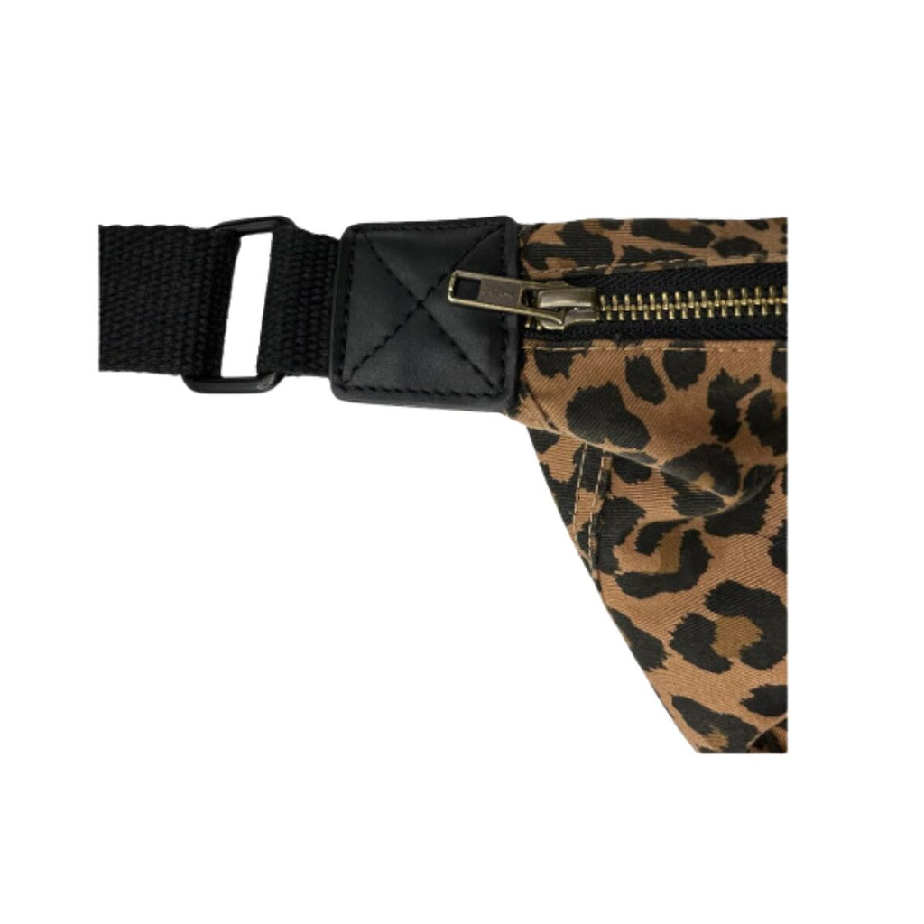 Large Leopard Print Crossbody Bag Zip