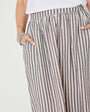 Stripe cotton a line skirt summer festival disko kids 