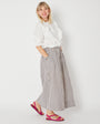 Stripe cotton a line skirt summer festival disko kids 