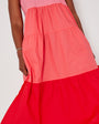 Pink Tiered Womens Dress - Disko Kids