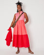 Pink Tiered Womens Dress - Disko Kids