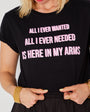 Enjoy the silence - All I ever wanted tshirt Depeche Mode Black Tshirt - Disko Kids 
