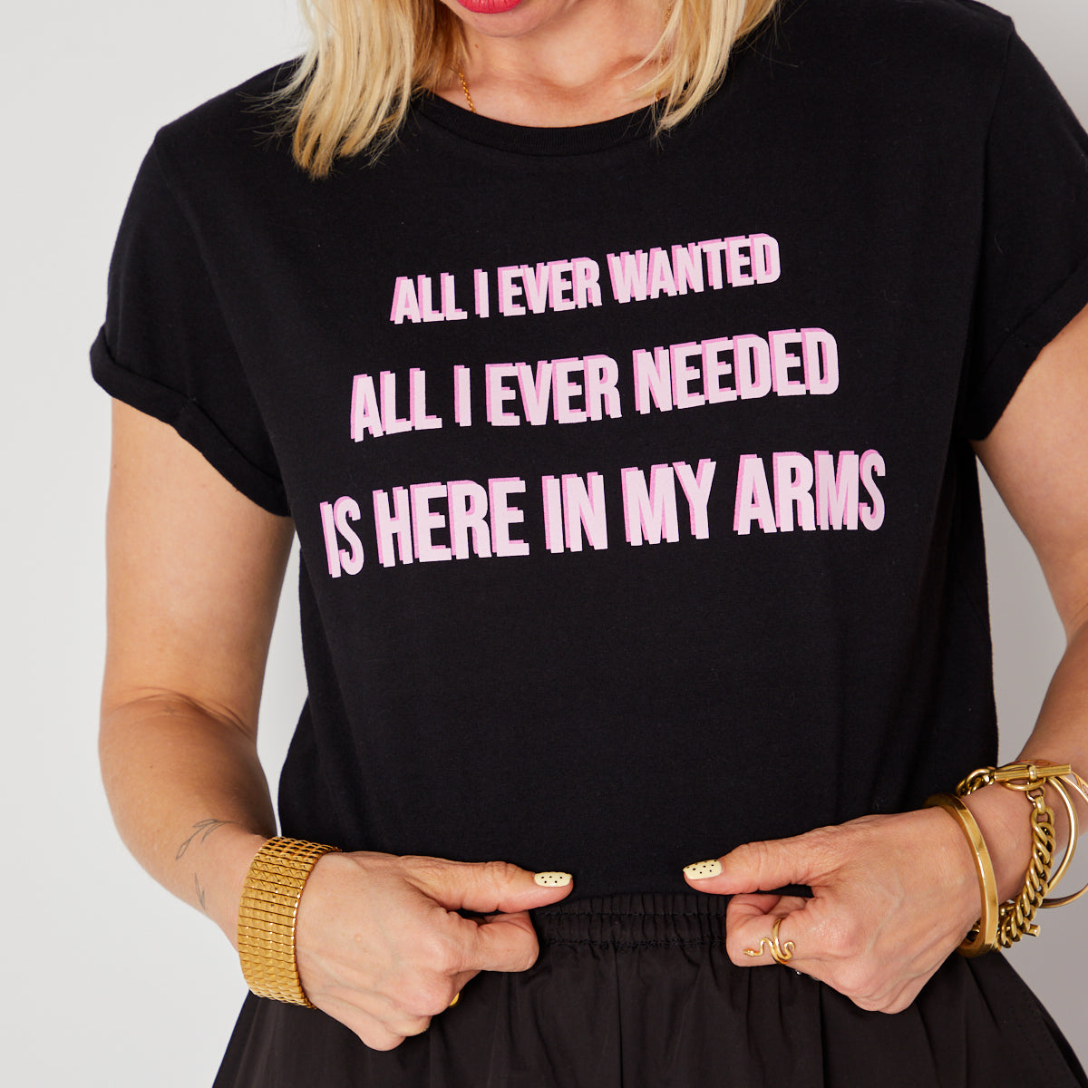 Enjoy the silence - All I ever wanted tshirt Depeche Mode Black Tshirt - Disko Kids 