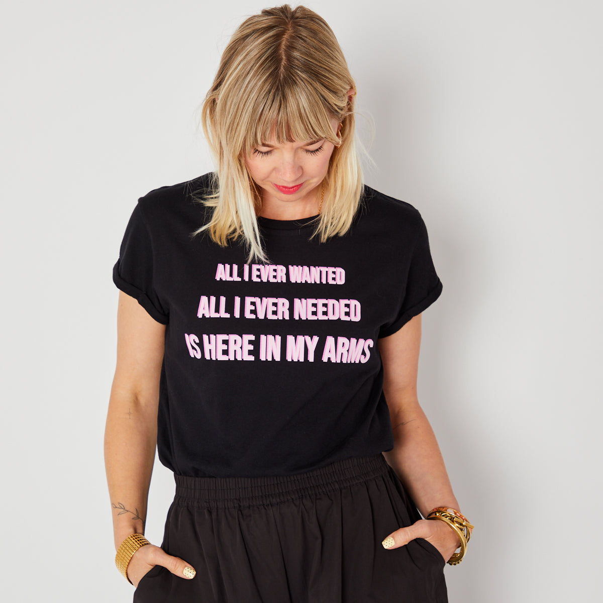 Enjoy the silence - All I ever wanted tshirt Depeche Mode Black Tshirt - Disko Kids 