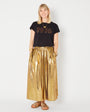 1976 embellished tshirt with gold skirt - Disko Kids