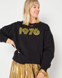 1976 black & gold years sweatshirt Disko Kids 