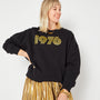 1976 black & gold years sweatshirt Disko Kids 