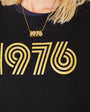 1976 black & gold years sweatshirt Disko Kids 