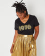 1976 Black & Gold V Neck - Disko Kids