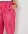 Pink Stripe Festival Trousers - Disko Kids