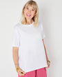 Classic White Tshirt true fit basics Disko Kids Womenswear