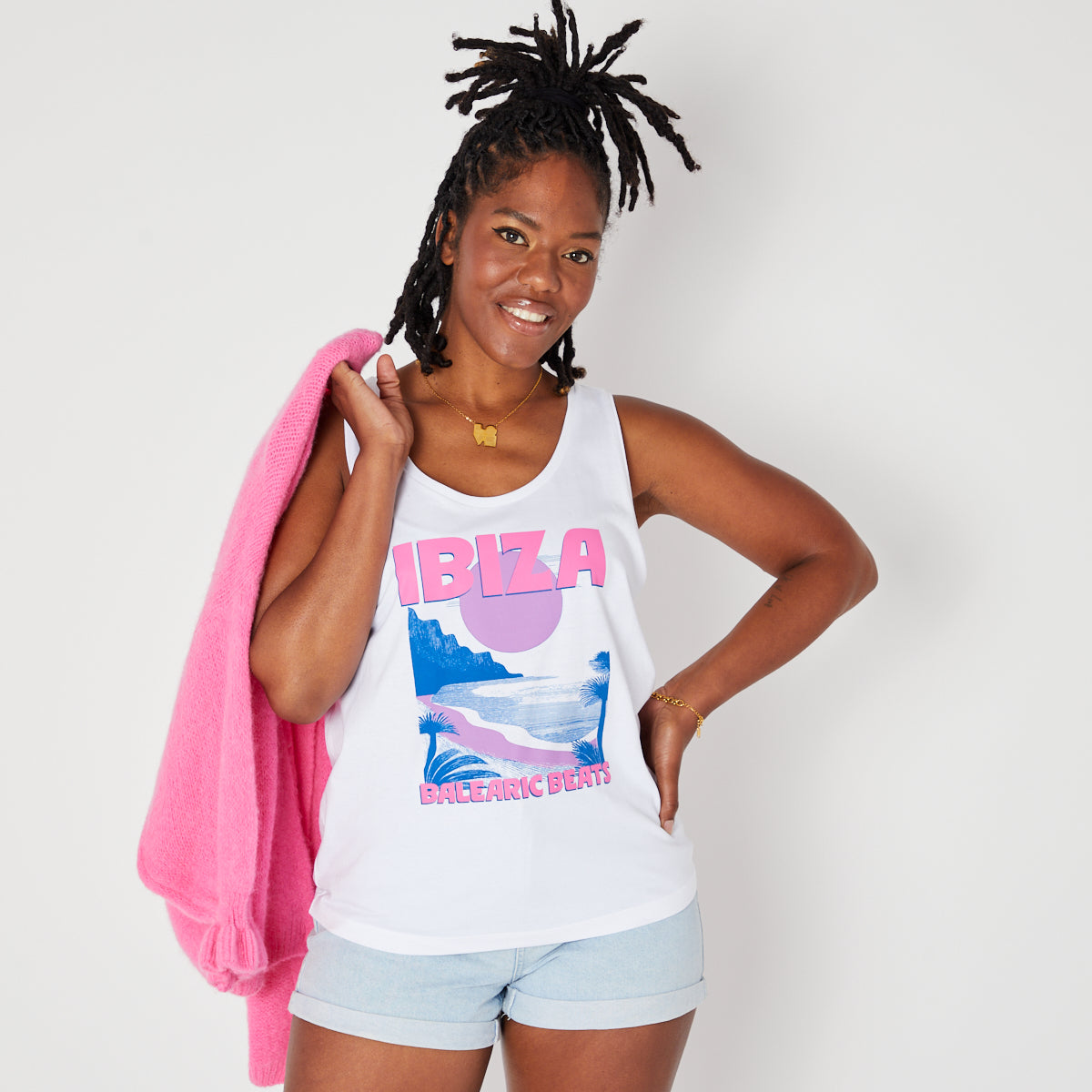 ibiza sunset graphic vest Disko Kids