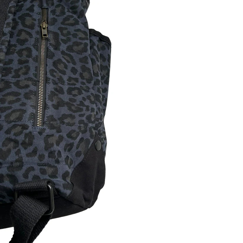 Blue & Black Leopard Backpack - Disko Kids