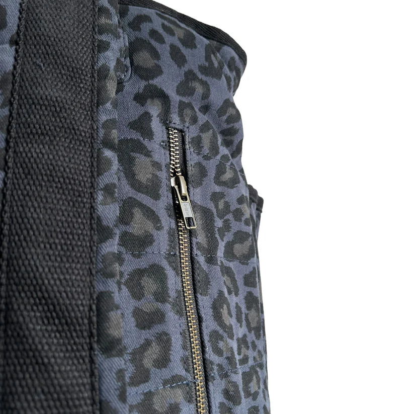 Blue & Black Leopard Backpack - Disko Kids