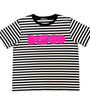 stripe classic style tshirt. Lost in music design, disko kids tshirts
