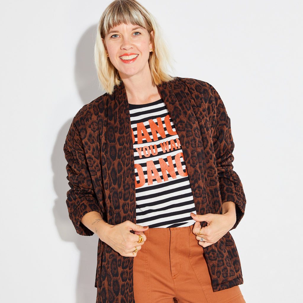 Leopard printJacket 