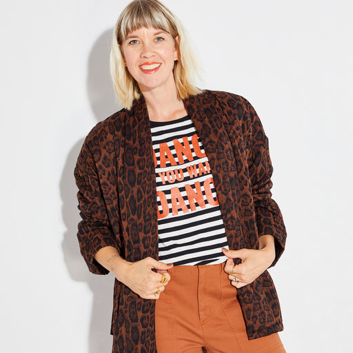 Leopard printJacket 