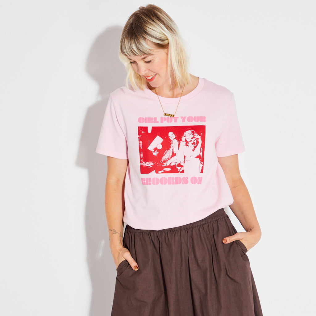 Girl Put Your Records On Tshirt