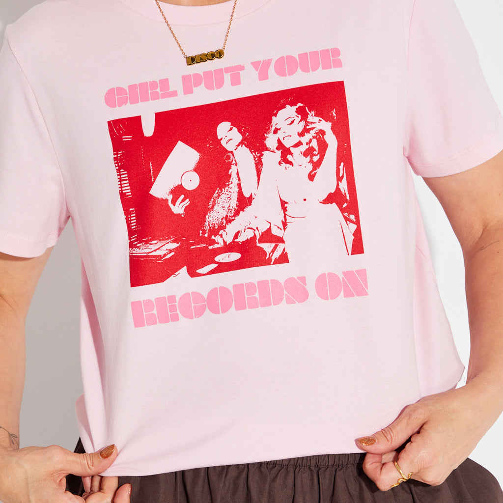 Girl Put Your Records On Tshirt