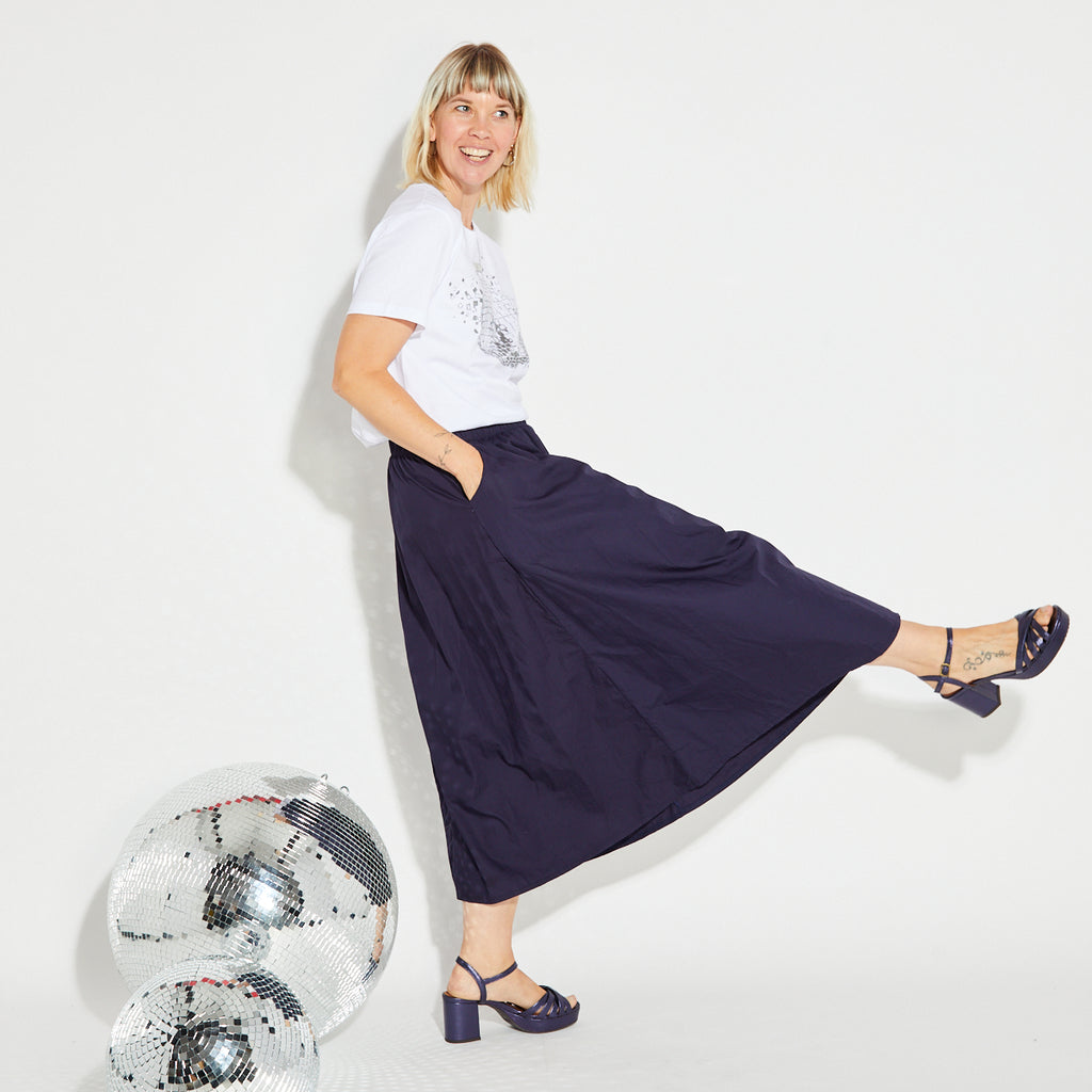 Disko Kids Navy blue A line skirt 