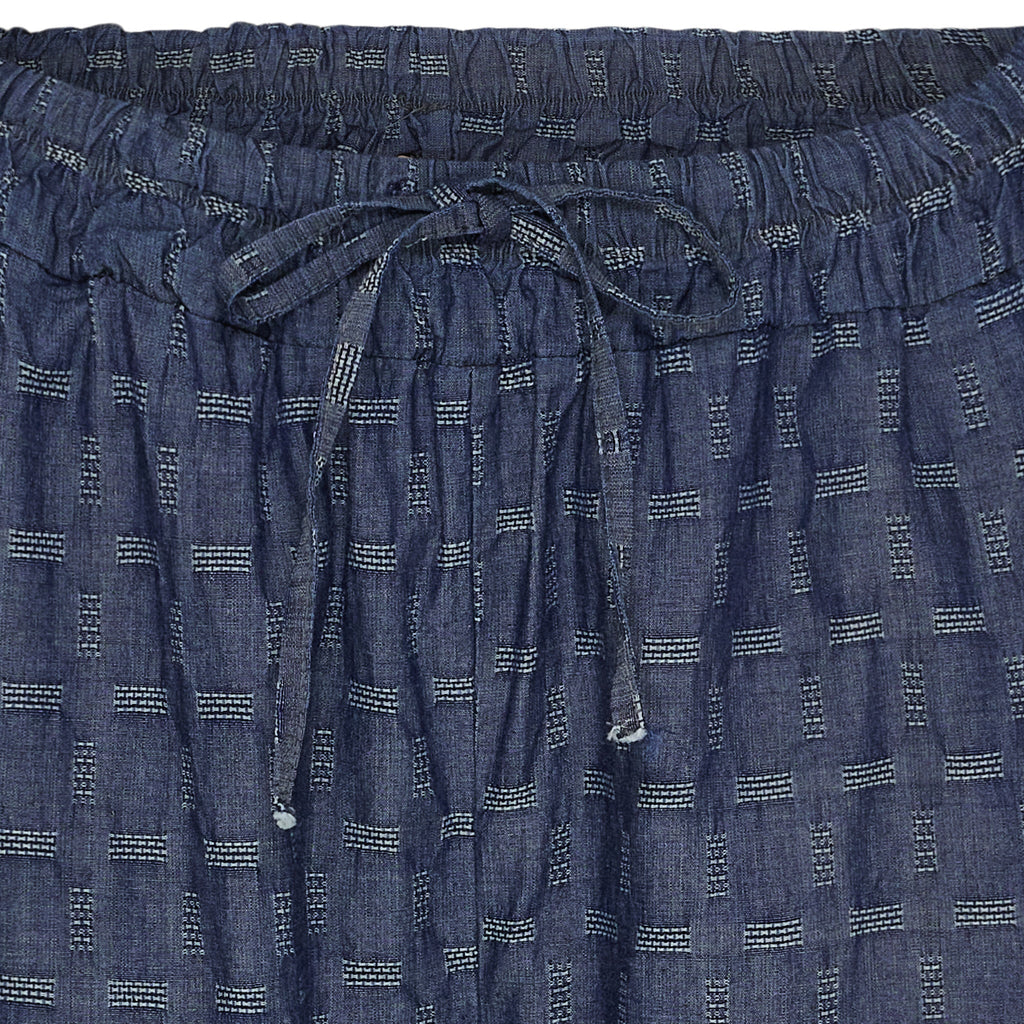 Denim Check Trousers
