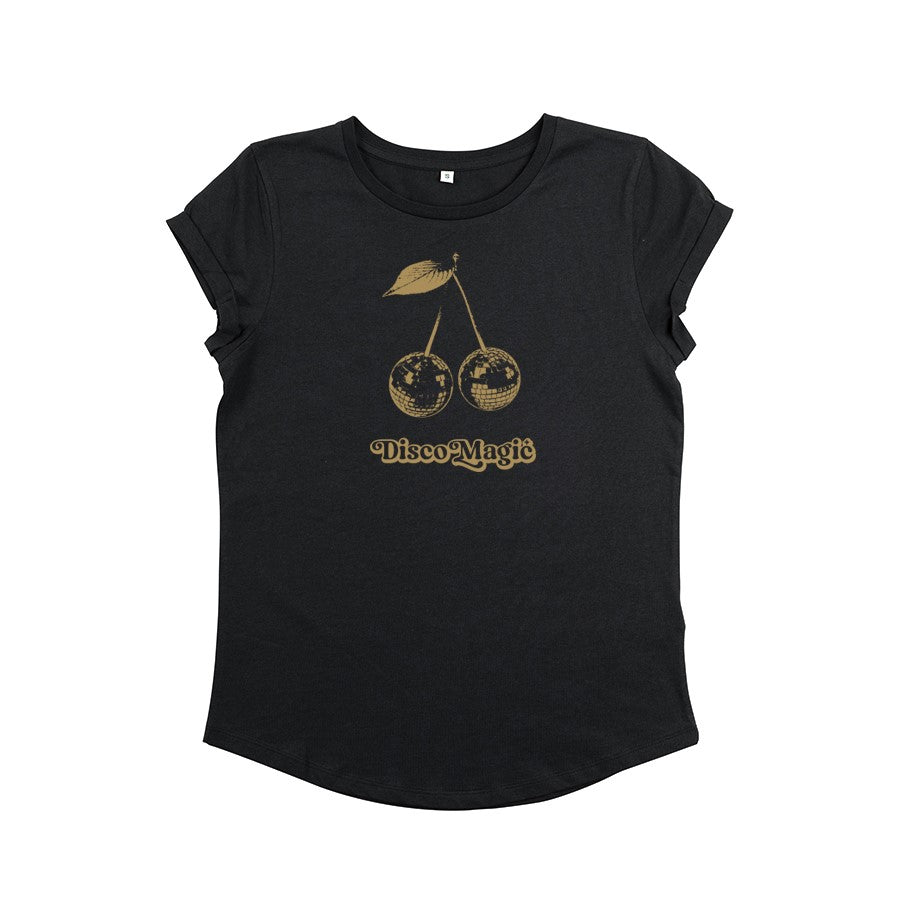 Disco Magic Tshirt Black & Gold