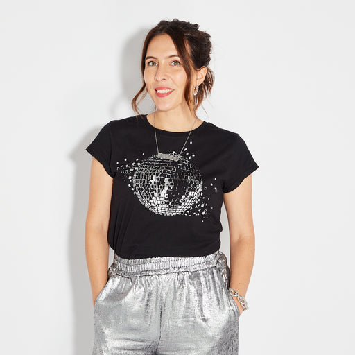 Disco Down Silver print 