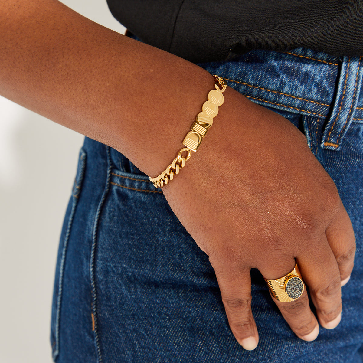 Disco Bracelet Gold Disko Kids 