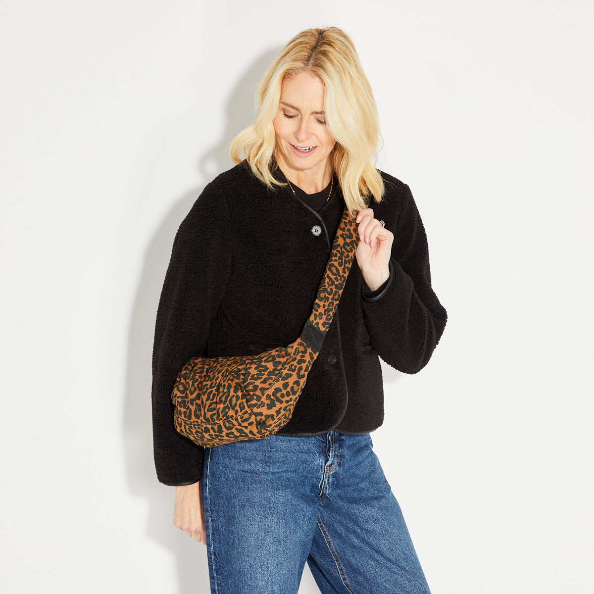 Leopard Print Crossbody Bag - Disko Kids
